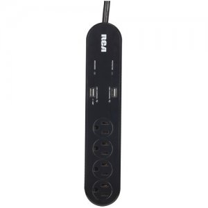 RCA 4 AC / 2 USB Outlet Surge Protector PS42Z