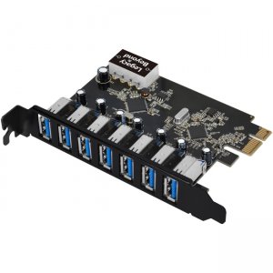SIIG USB 3.0 7-Port Ext PCIe Host Adapter LB-US0514-S1