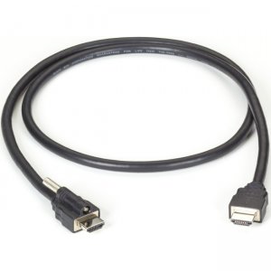 Black Box Locking HDMI to Standard HDMI Cable - 3-m (9.8-ft.) VCL-HDMIS-003M