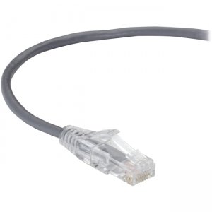 Black Box Slim-Net Cat.6a Patch UTP Network Cable C6APC28-GY-01