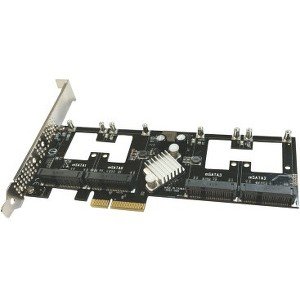 Addonics Quad mSATA PCIe SSD AD4MSPX2-A