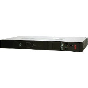 APC by Schneider Electric RACK ATS, 120V, 20A, L5-20 IN, (10) 5-20R Out AP4452