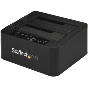 StarTech.com Dual Hard Drive Duplicator and Eraser for 2.5 / 3.5" SATA SSD / HDDs - USB 3.0 SDOCK2ERU33