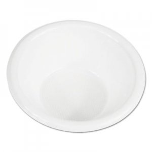 Boardwalk Hi-Impact Plastic Dinnerware, Bowl, 5-6 oz, White, 1000/Carton BWKBOWLHIPS6WH BOWLHIPS6WH