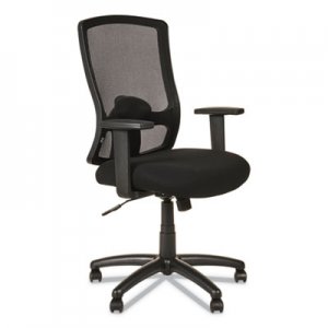 Alera Etros Series High-Back Swivel/Tilt Chair, Black ALEET4117B