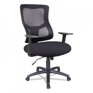 Alera Elusion II Series Mesh Mid-Back Swivel/Tilt Chair, Black ALEELT4214B