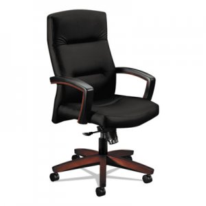 HON 5000 Series Park Avenue Collection Executive High-Back Knee Tilt Chair, Black HON5001NUR10 H5001.N.UR10