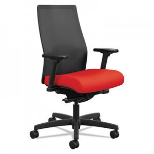 HON Ignition 2.0 Ilira-Stretch Mid-Back Mesh Task Chair, Ruby Fabric Upholstery HONI2M2AMLC67TK
