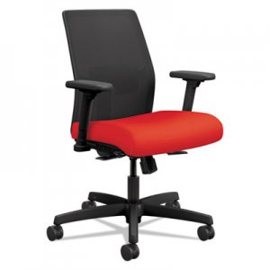 HON Ignition 2.0 Ilira-Stretch Low-Back Mesh Task Chair, Ruby Fabric Upholstery HONI2L1AMLC67TK