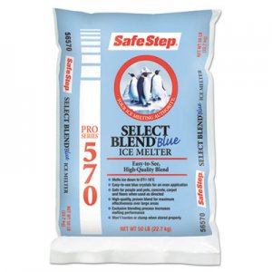 Safe Step Pro Series 570 Select Blend Blue Ice Melt, 50lb Bag, 49/Carton NASWS50PL ICE WS-50
