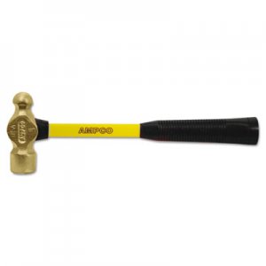 Ampco Safety Tools Engineers Ball Peen Hammer, 1.5lb, Fiberglass Handle AMOH3FG 065-H-3FG