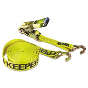Keeper Ratchet Tie-Down Strap, 2in x 27ft, 10000lb Cap, Double-J Hook Ends KPR04622 130-04622