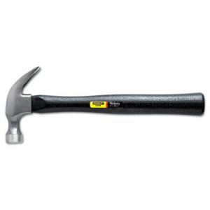 Stanley Tools Curved Claw Nail Hammer, 16oz, Hickory Handle BOS51616 680-51-616