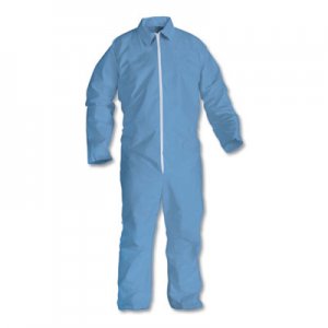 KleenGuard A65 Flame Resistant Coveralls, 3X-Large, Blue KCC45316 45316