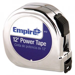 Empire Power Tape Measure, 5/8" x 12ft, Black Case EML612 612