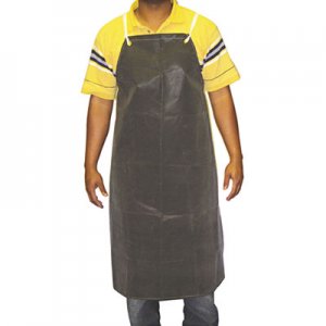 Anchor Brand Hycar Bib Apron with Cloth Backing, 24 in. x 36 in., Black, One Size Fits All ANRAR100