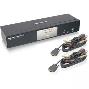 Iogear 2-Port Dual-Link DVI and DisplayPort KVMP Kit with 7.1 Audio (TAA Compliant) GCS1782DPKIT GCS1782