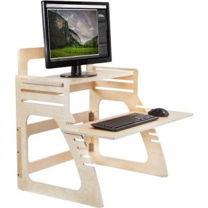 Well Desk Single Monitor Standing Desk Converter WD001