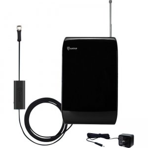 ANTOP Curved Panel Indoor HDTV Antenna | Smartpass Amplified AT-214B