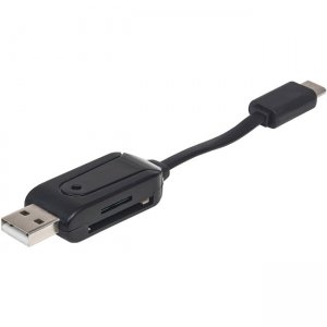 Manhattan USB-C/A Combo Multi-Card Reader/Writer 102018