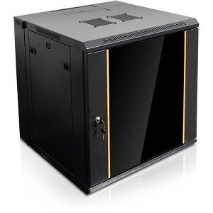 Claytek 12U 550mm Depth Swing-out Wallmount Server Cabinet with 2U Cover Plate WMZ1255-P2U