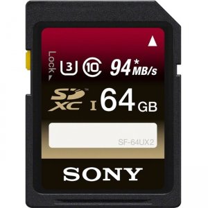 Sony SDXC High Speed Memory Card SF64UX2/TQ SF-64UX2