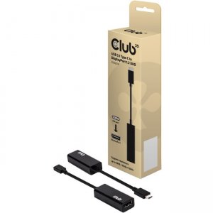 Club 3D USB 3.1 Type-C to DisplayPort 1.2 4K60Hz UHD Adapter CAC-1507