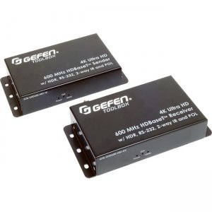 Gefen 4K Ultra HD 600 MHz HDBaseT Extender w/ HDR, RS-232, 2-way IR, and POL GTB-UHD600-HBT