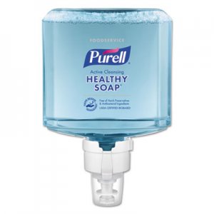 PURELL Foodservice HEALTHY SOAP Active Cleansing Foam ES8 Refill, Fresh, 1200 mL, 2/CT GOJ778602 7786-02
