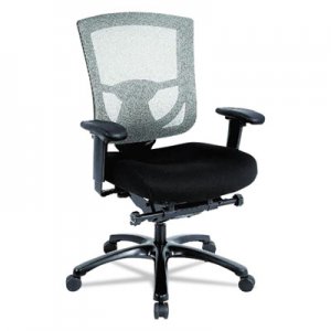 Tempur-Pedic by Raynor 600 Mesh-Back Multifunction Chair, Black Fabric Seat/Black Mesh Back EUTTP600BK TP600BK