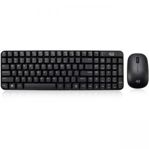 Adesso Wireless Spill Resistant Compact Keyboard & Mouse Combo WKB-1200CB