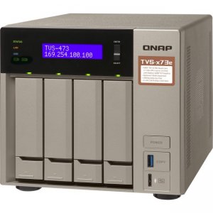 QNAP Powerful NAS with AMD RX-421BD Quad-Core APU and PCIe Expandability TVS-473e-4G-US TVS-473e