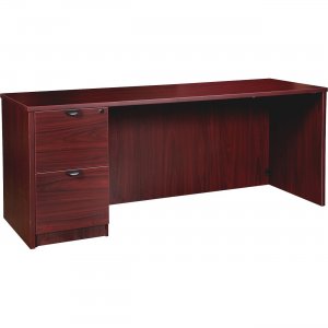 Lorell Prominence Mahogany Laminate Office Suite PC2472LMY LLRPC2472LMY
