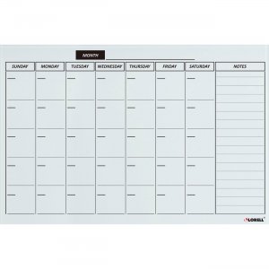 Lorell Monthly Planner Magnetic Dry-erase Board 19212 LLR19212