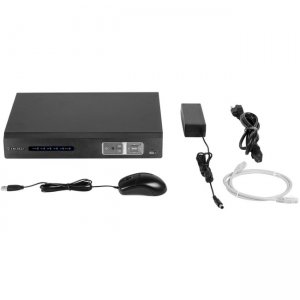 Amcrest 1080p POE NVR (4CH 1080p/3MP/4MP/5MP) Network Video Recorder (Black) NV1104E