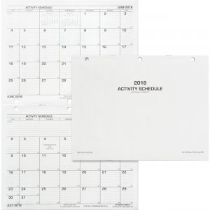 Unicor Fed Flip Style Activity Schedule Calendar 5453728 UCR5453728