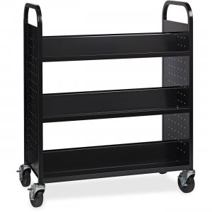 Lorell Double-sided Book Cart 99931 LLR99931