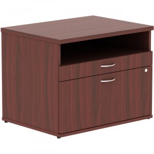 Lorell Relevance Series Mahogany Laminate Office Furniture 16212 LLR16212
