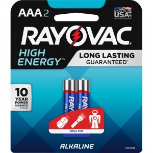 Rayovac Alkaline AAA Batteries 8242K RAY8242K