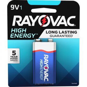 Rayovac Alkaline 9 Volt Battery A16041K RAYA16041K