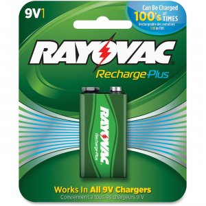 Rayovac Recharge Plus 9-volt Battery PL16041GENE RAYPL16041GENE PL1604-1 GENE