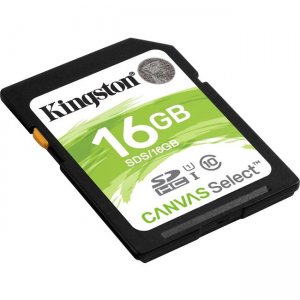 Kingston Canvas Select 16GB SDHC Card SDS/16GB