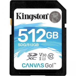 Kingston 512GB Canvas Go! SDXC Card SDG/512GB