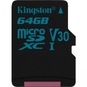 Kingston 64GB Canvas Go! microSDXC Card SDCG2/64GBSP
