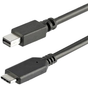 StarTech.com 1m / 3 ft USB-C to Mini DisplayPort Cable-USB C to mDP Cable-4K 60Hz-Black CDP2MDPMM1MB