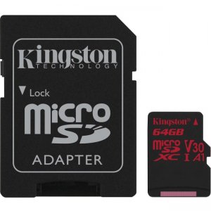 Kingston Canvas React 64GB microSDXC Card SDCR/64GB
