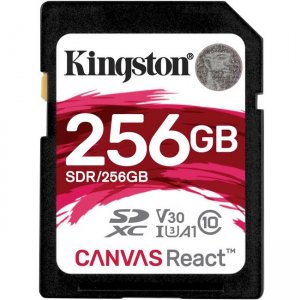 Kingston Canvas React 256GB SDXC Card SDR/256GB