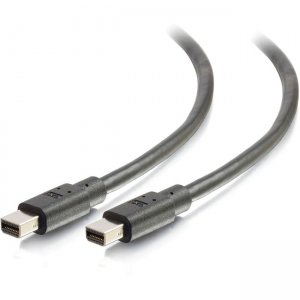 C2G 6ft Mini DisplayPort Cable - 4K - M/M - Black 54417