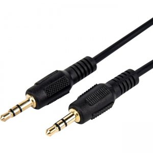 Rocstor Premium 1 ft Slim 3.5mm Stereo Audio Cable - M/M Y10C210-B1