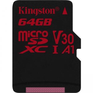 Kingston 64GB Canvas React microSDXC Card SDCR/64GBSP